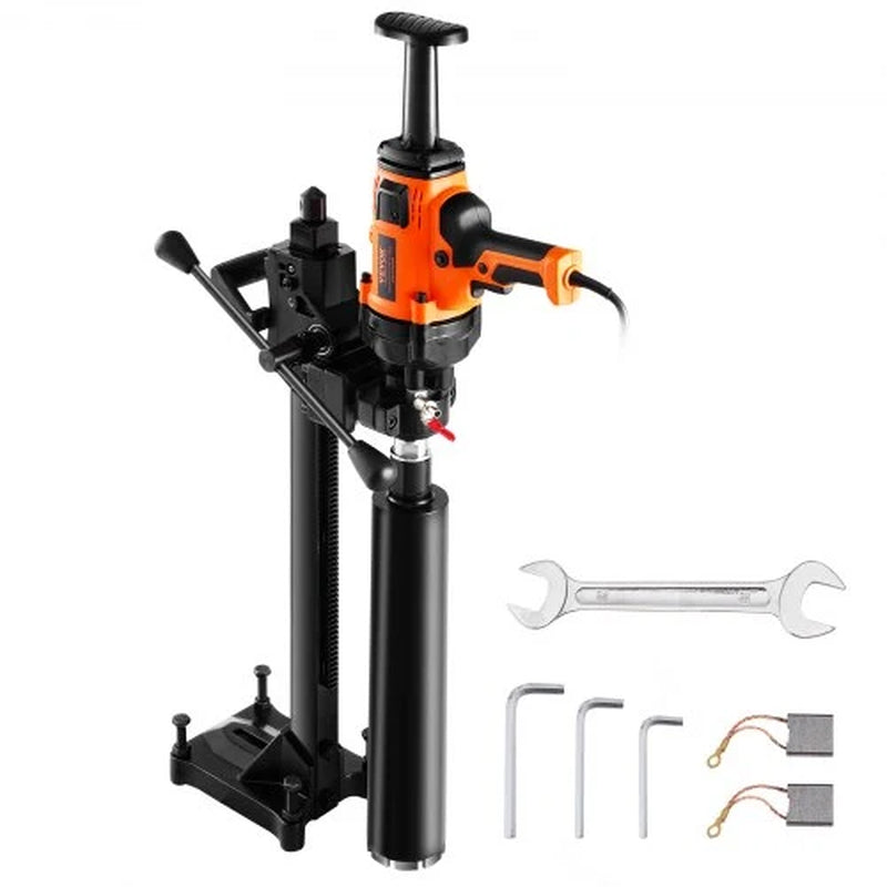 Diamond Core Drill 2000W – 0.8-6.3 in Wet/Dry Rig with Stand