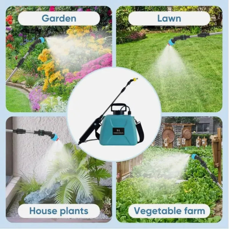 5L Rechargeable Electric Garden Sprayer with Telescopic Wand – image 6