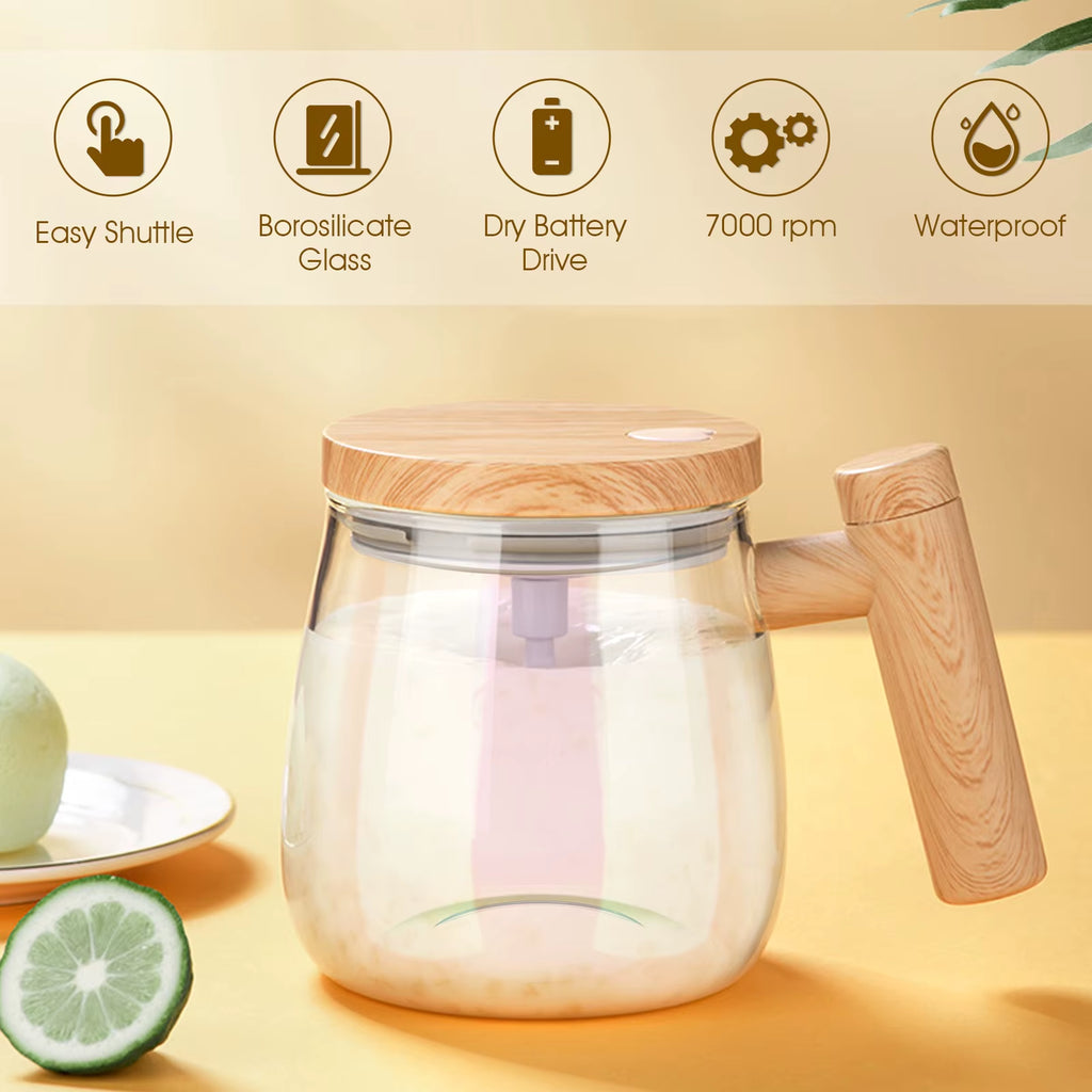 Self-Stirring Mug 400ml – Electric Mixing Cup for Drinks – image 2