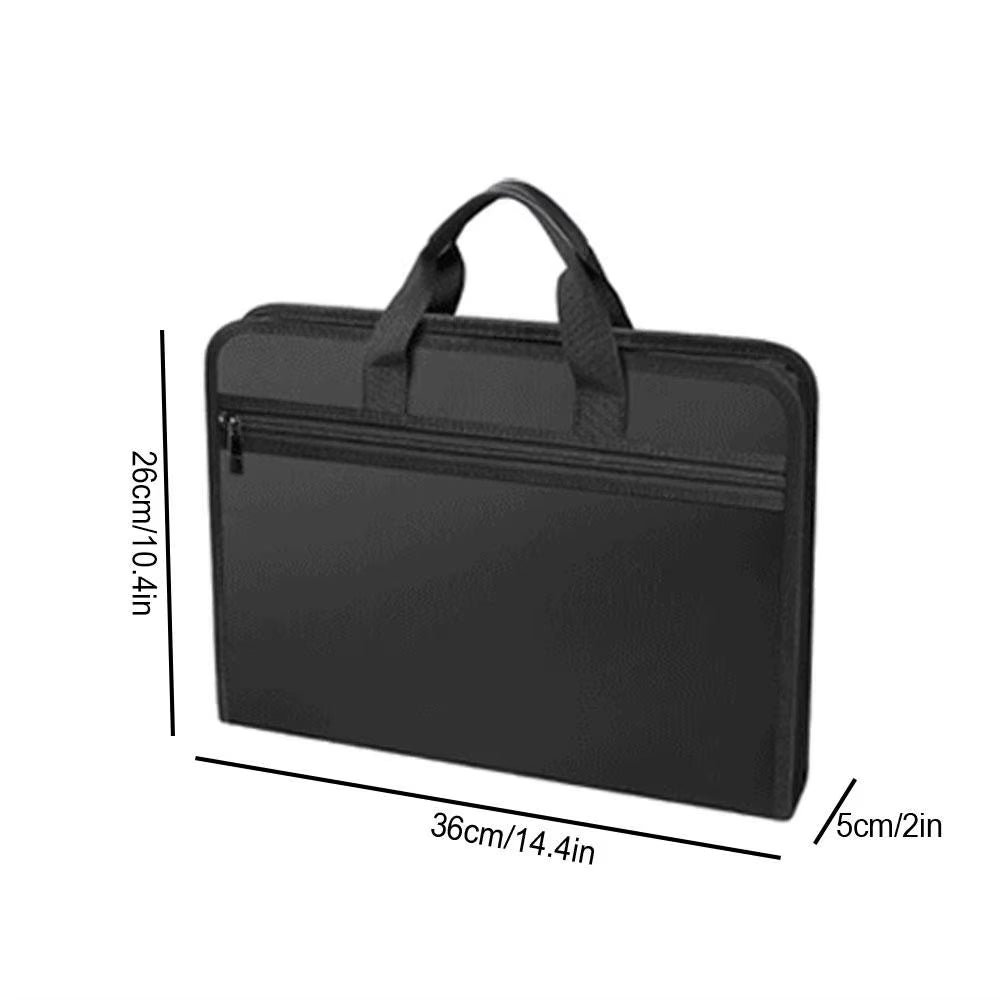 Fireproof Document Bag – A4 Expanding File Organizer with Handle – image 7