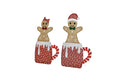 Gingerbread Man Cup Light-Up Christmas Decoration Set