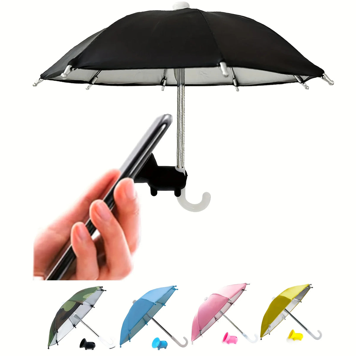 Mini Umbrella Phone Stand – Cute Universal Desk Holder – image 2