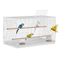 Flight Bird Cage 30 in, Stackable Carbon Steel Cage for Small Birds
