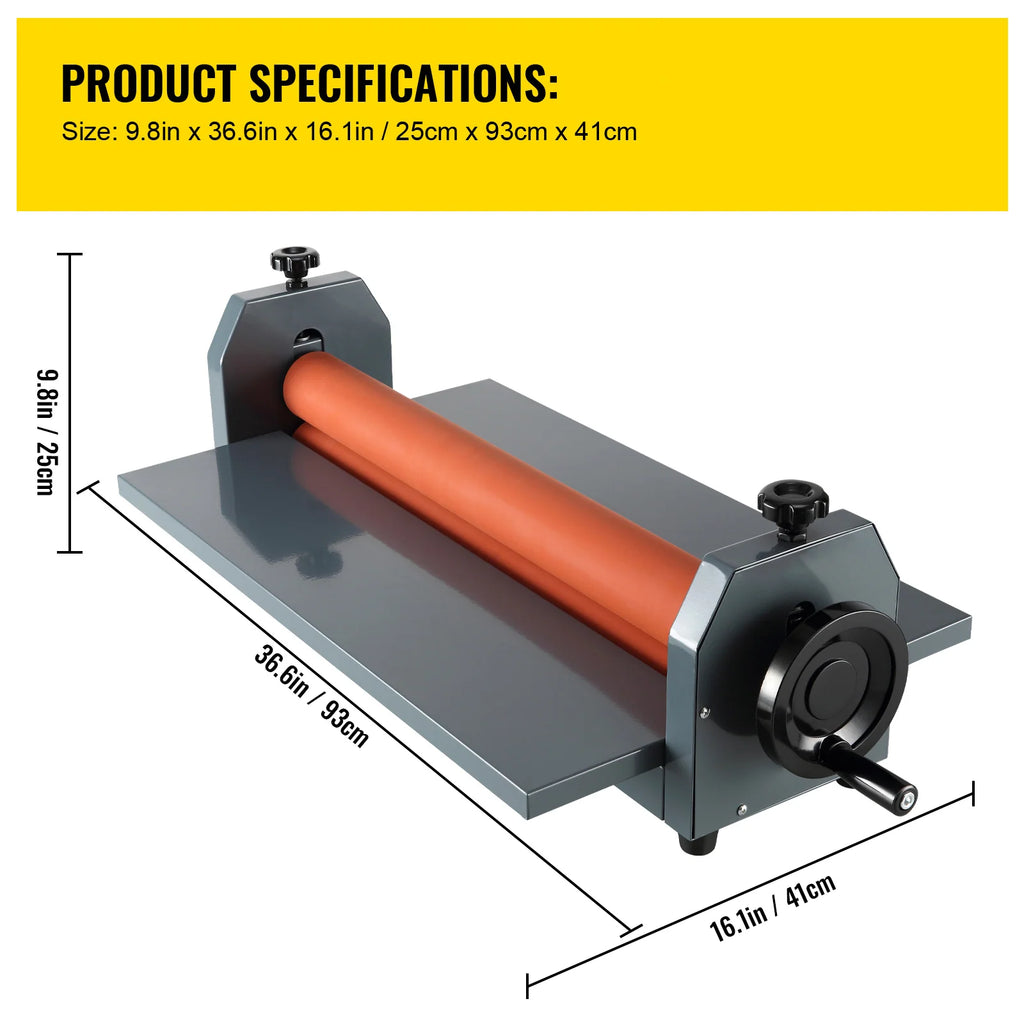 29.5 Inch Manual Cold Roll Laminator for Vinyl, Photo and Poster Film – image 7