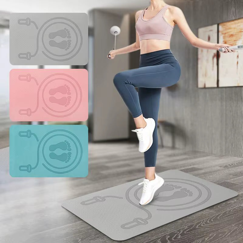 Jump Rope Mat, Non-Slip 6 mm TPE Exercise Mat – image 3