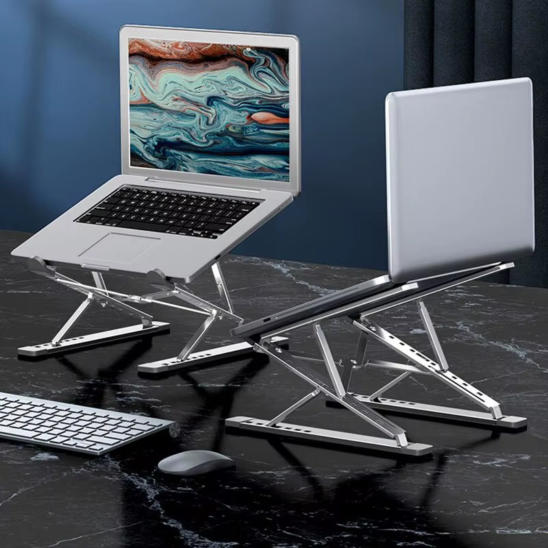 Aluminum Laptop Stand, Folding Height-Adjustable for 11-17 in – image 5