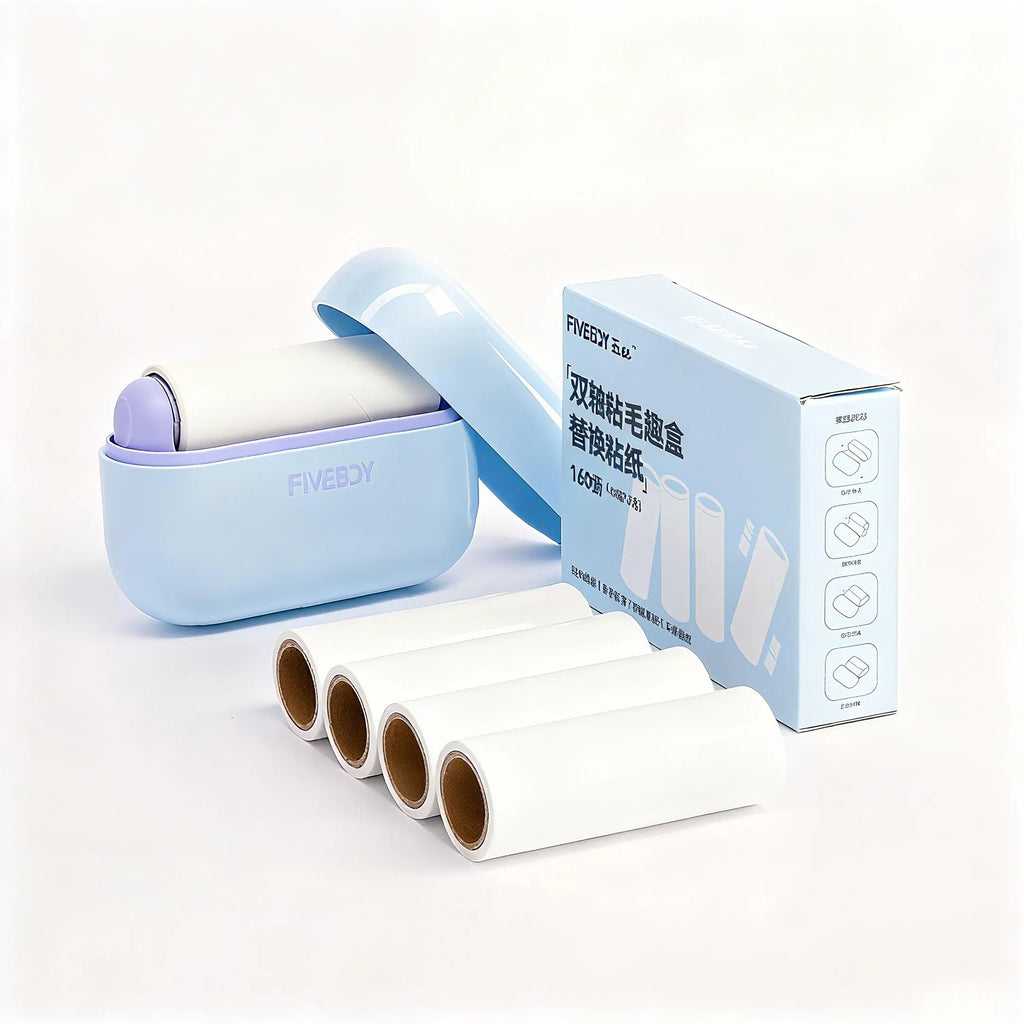 Pet Hair Remover, Reusable Palm-Size Lint Roller with Lid – image 10