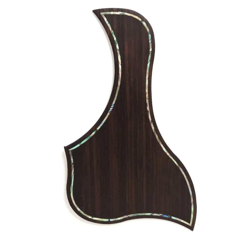 Rosewood Acoustic Guitar Pickguard with Shell Inlay – image 4