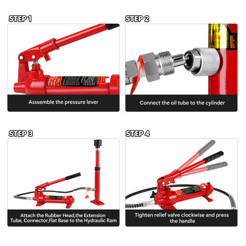 Porta Power Kit – 4 Ton Hydraulic Body Frame Repair Jack Set