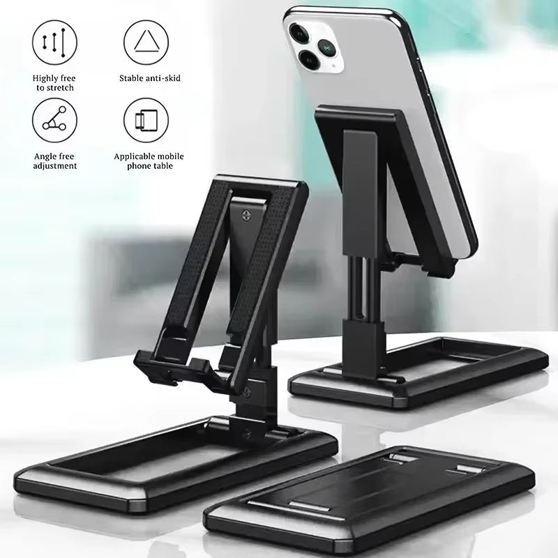 Foldable Adjustable Desk Phone Holder – image 3