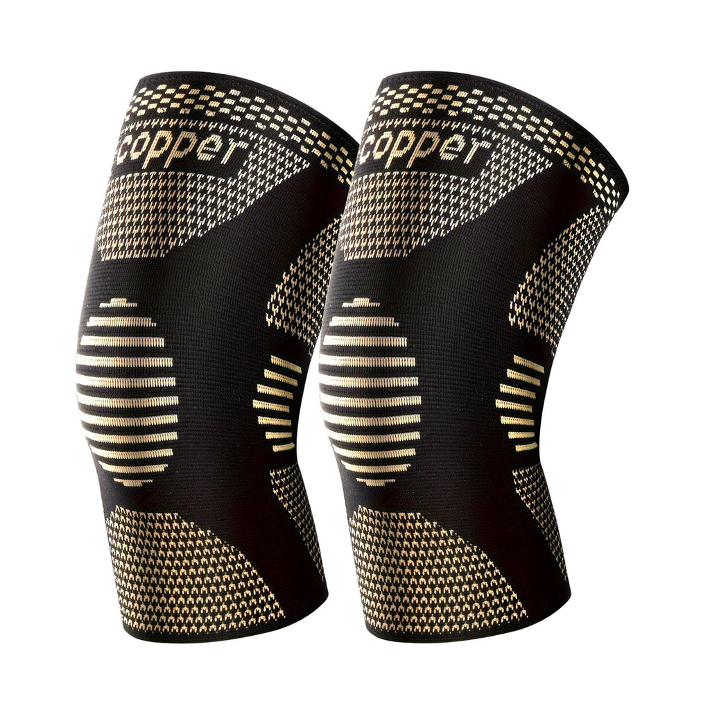Copper Knee Pads for Construction Work, 1 Pair