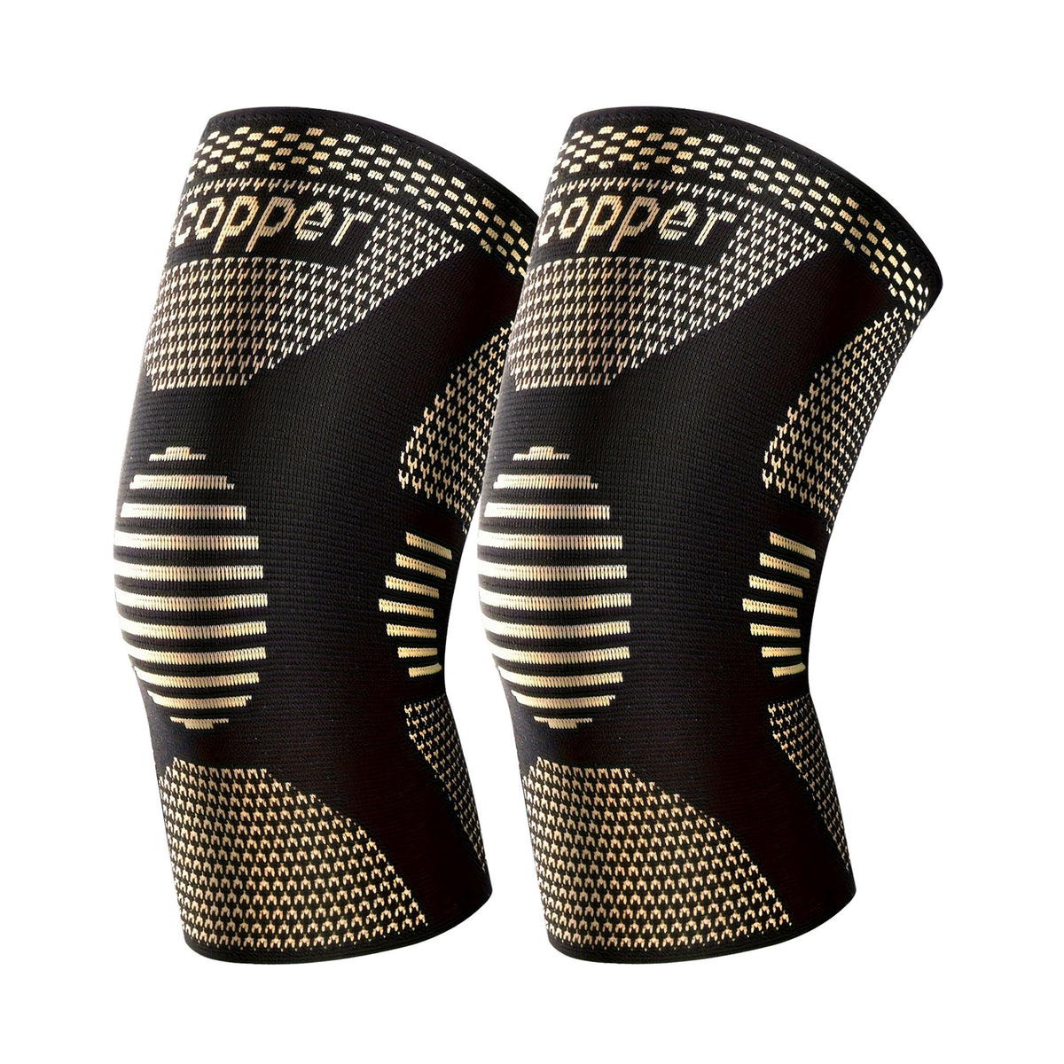Copper Knee Pads for Construction Work, 1 Pair