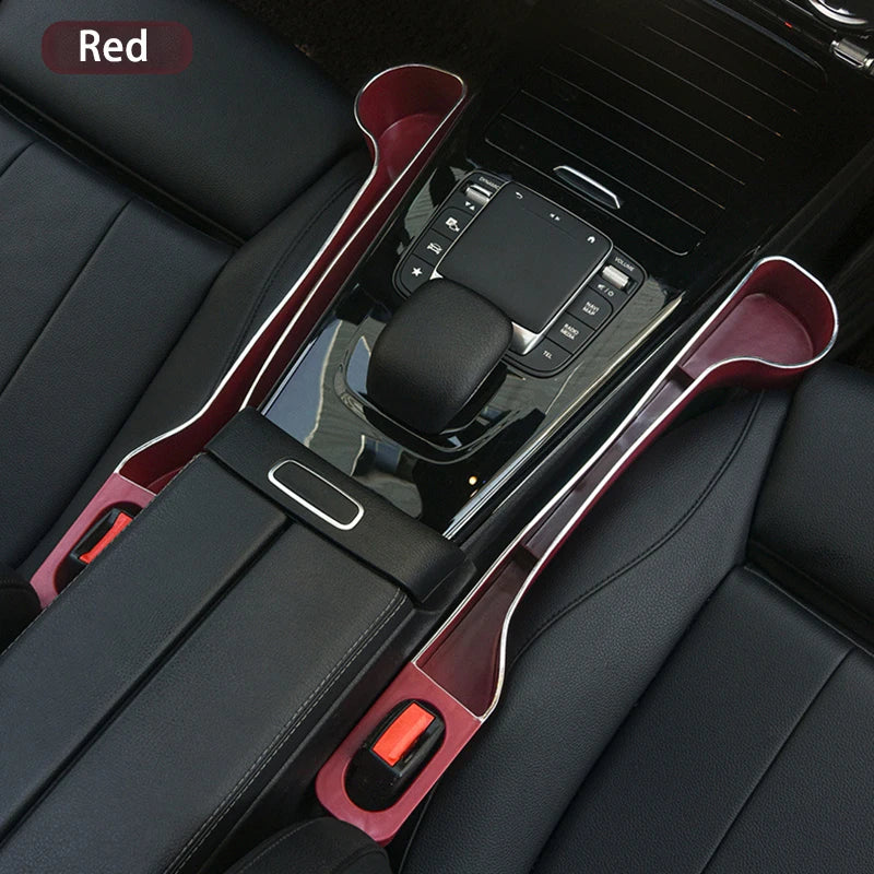 Car Seat Gap Filler 2-Pack with Cup and Phone Holder