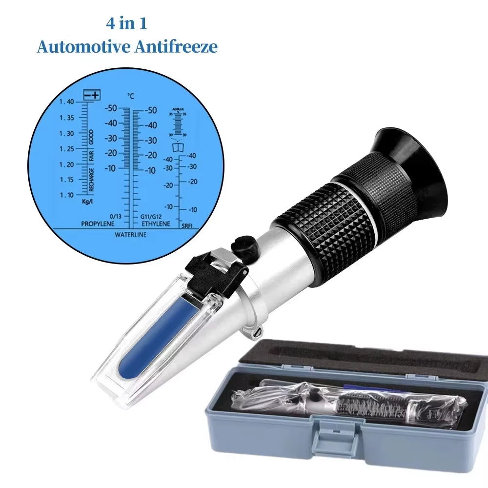 4-in-1 Antifreeze Refractometer for Coolant, Battery Fluid & DEF – image 2