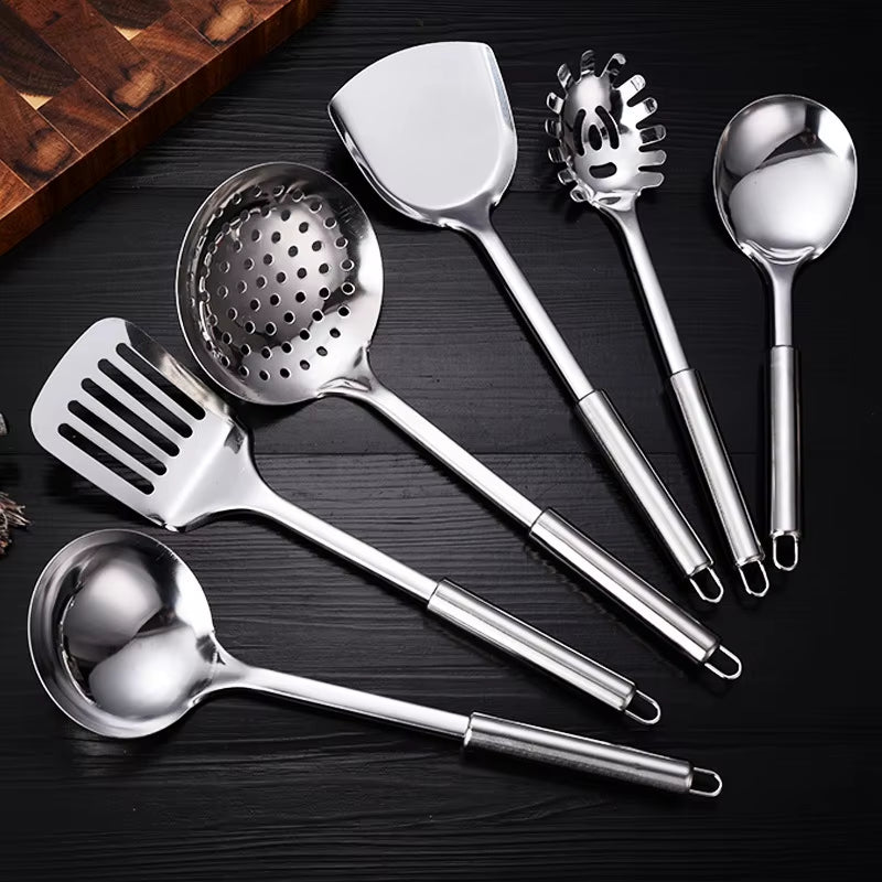 Kitchen Utensil Set - 9 Piece Stainless Steel Cooking Tools – image 2