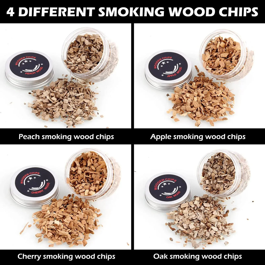 Cocktail Smoker Kit - Oak Whiskey Smoke Top with 4 Wood Chip Flavors – image 5