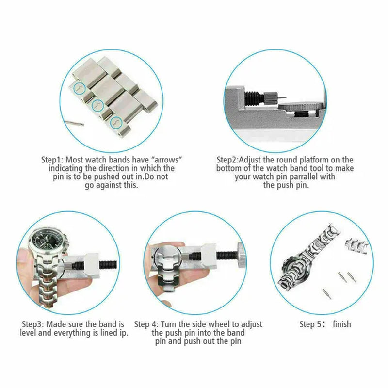 Watch Link Remover Tool - Band Pin Adjuster with Spare Pins – image 3
