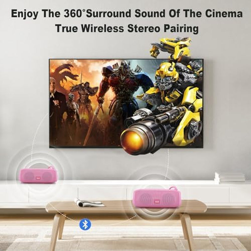 Portable Bluetooth Speaker 20W, IPX6 Waterproof Outdoor Speaker – image 4