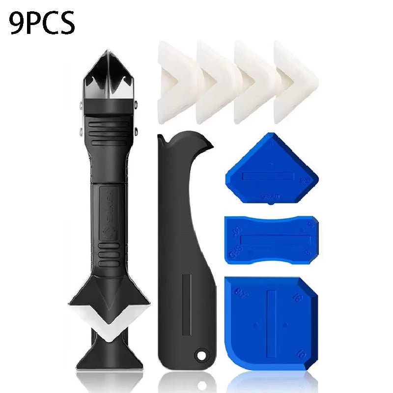 Caulk Remover Scraper Set - 5/9 Piece Sealant Finishing Tool Kit – image 8