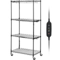 4-Tier Plant Stand with 45W Grow Light, Timer and Wheels