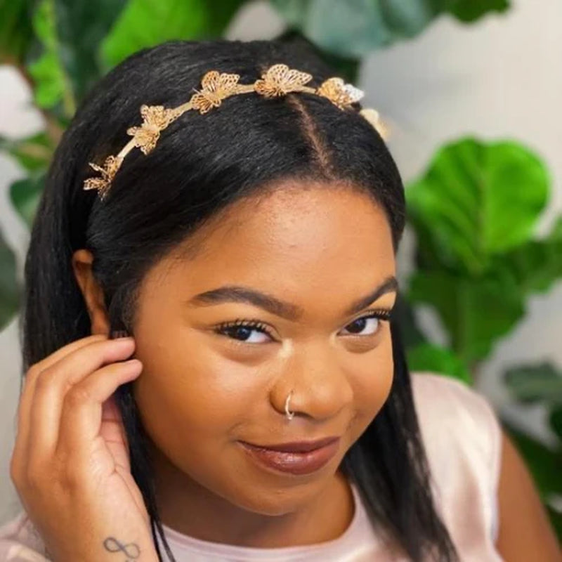 Butterfly Headband – Double Wing Statement Hair Band – image 7