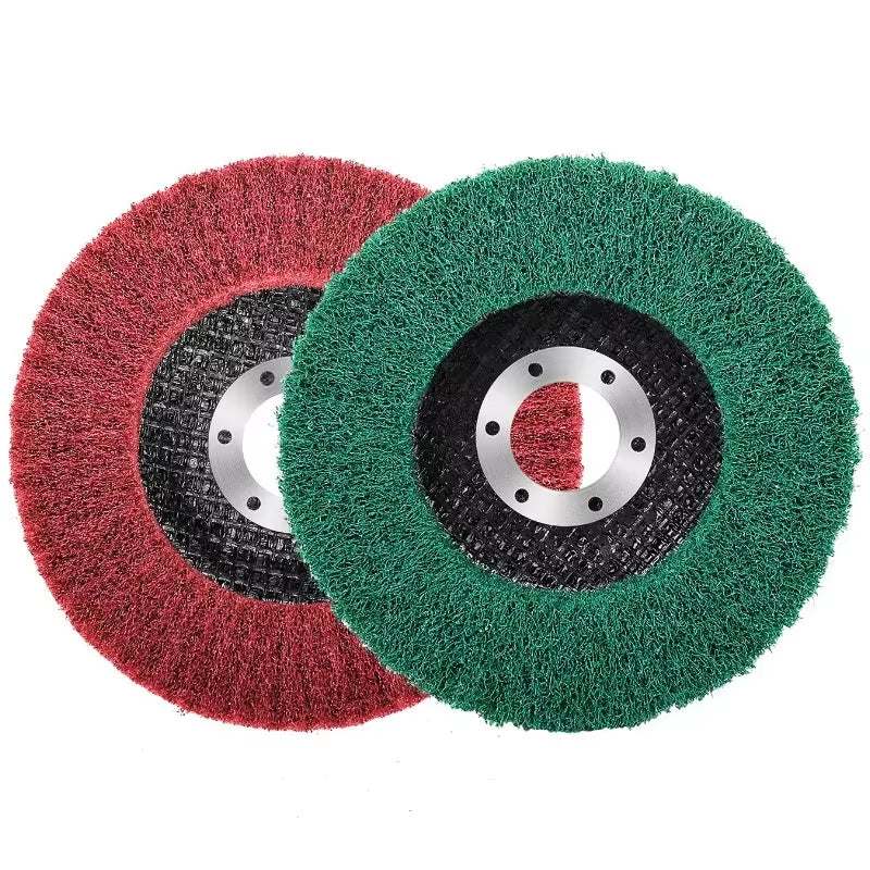 Non-Woven Flap Polishing Wheel for Welding Cleanup, Angle Grinder