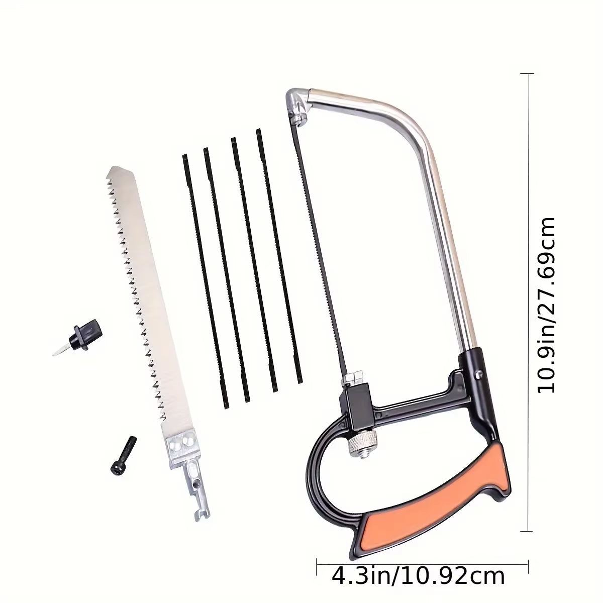 Hacksaw Set 12in Frame + Mini Hacksaw with Replacement Blades – image 2