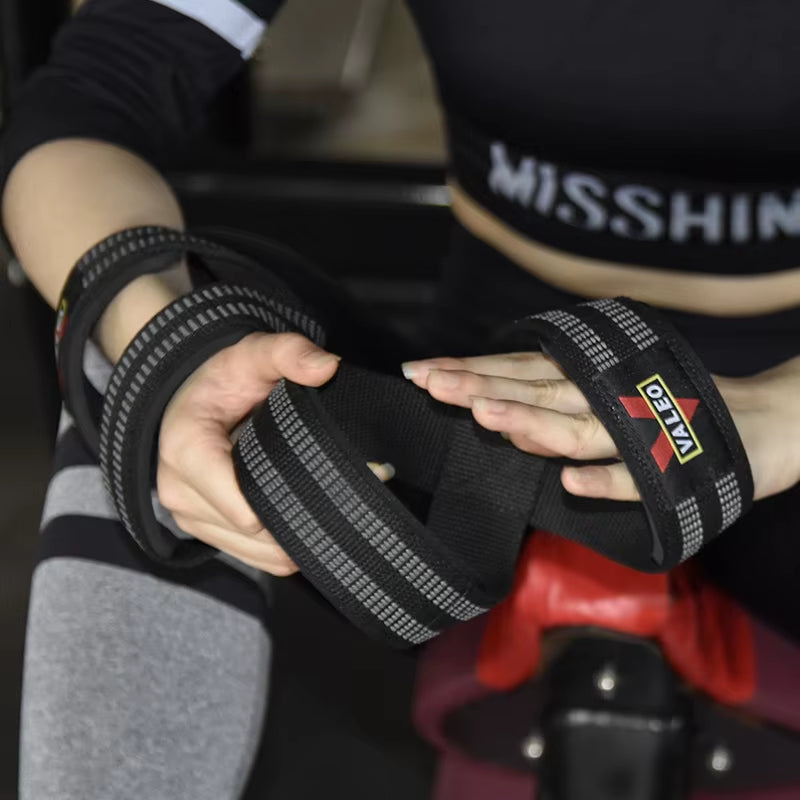 Figure 8 Lifting Straps Padded Anti-Slip Deadlift Straps (Pair) – image 4