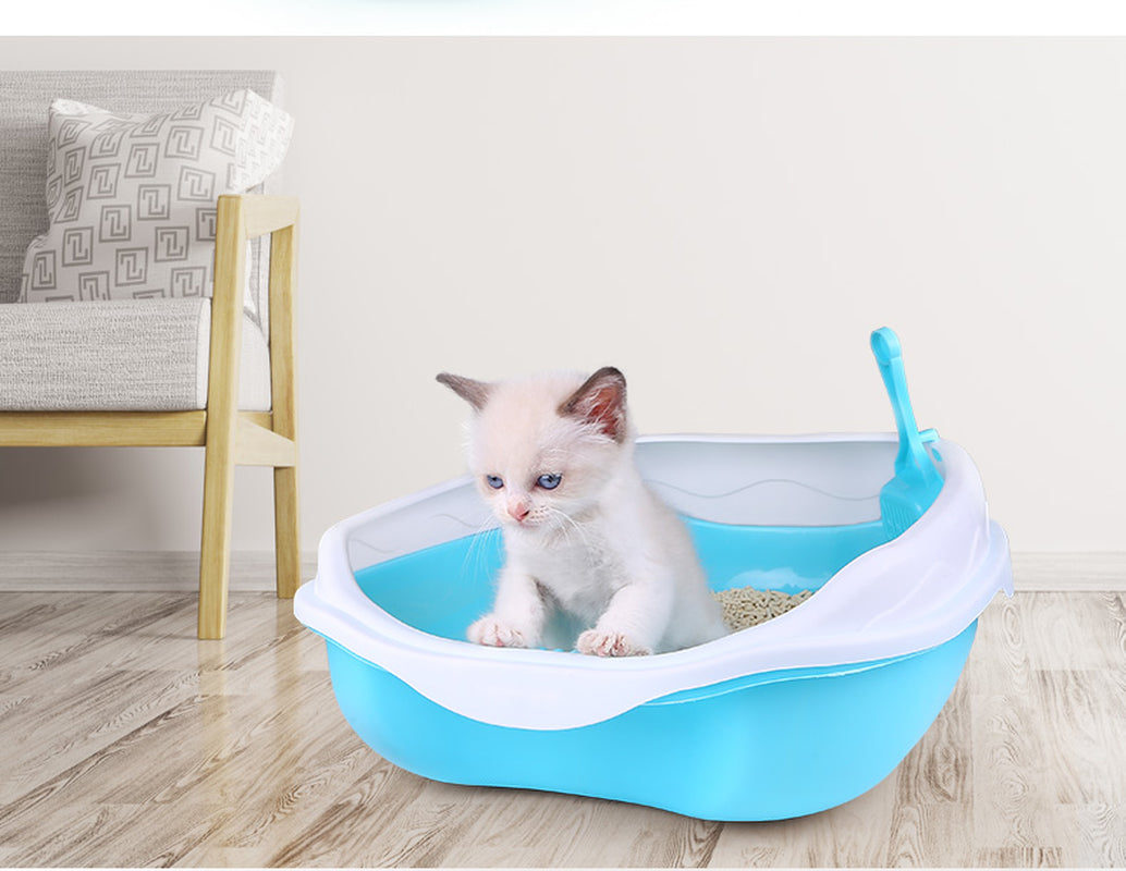 Semi-Enclosed Splash-Proof Cat Litter Box – image 2