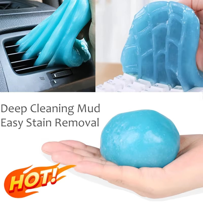 Car Cleaning Gel - Dust Remover Putty for Air Vents, Dashboard & Keyboard