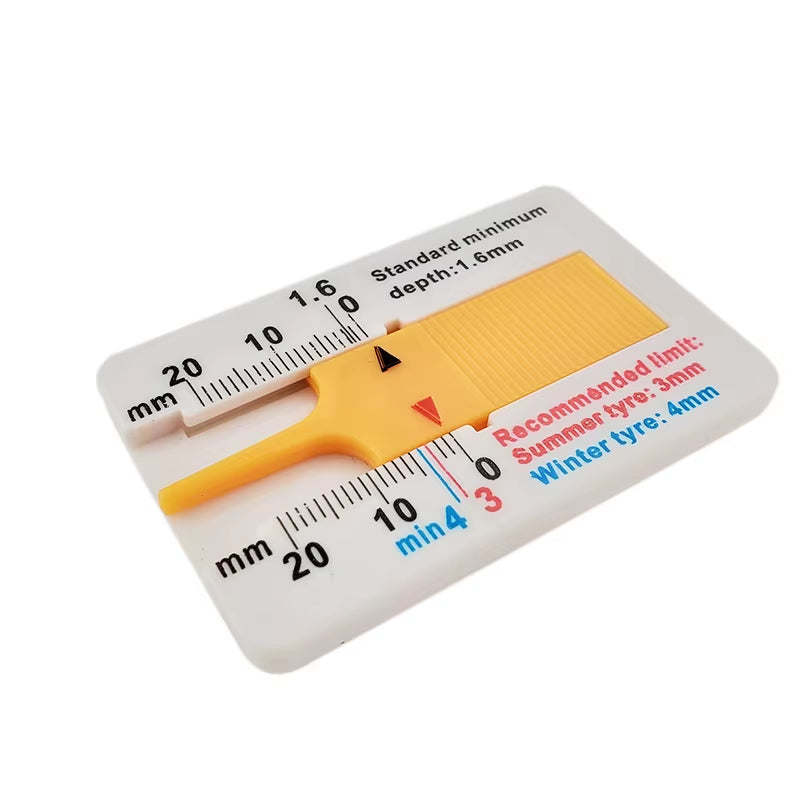 Tire Tread Depth Gauge 0-20 mm, Brake Pad Wear Checker – image 4