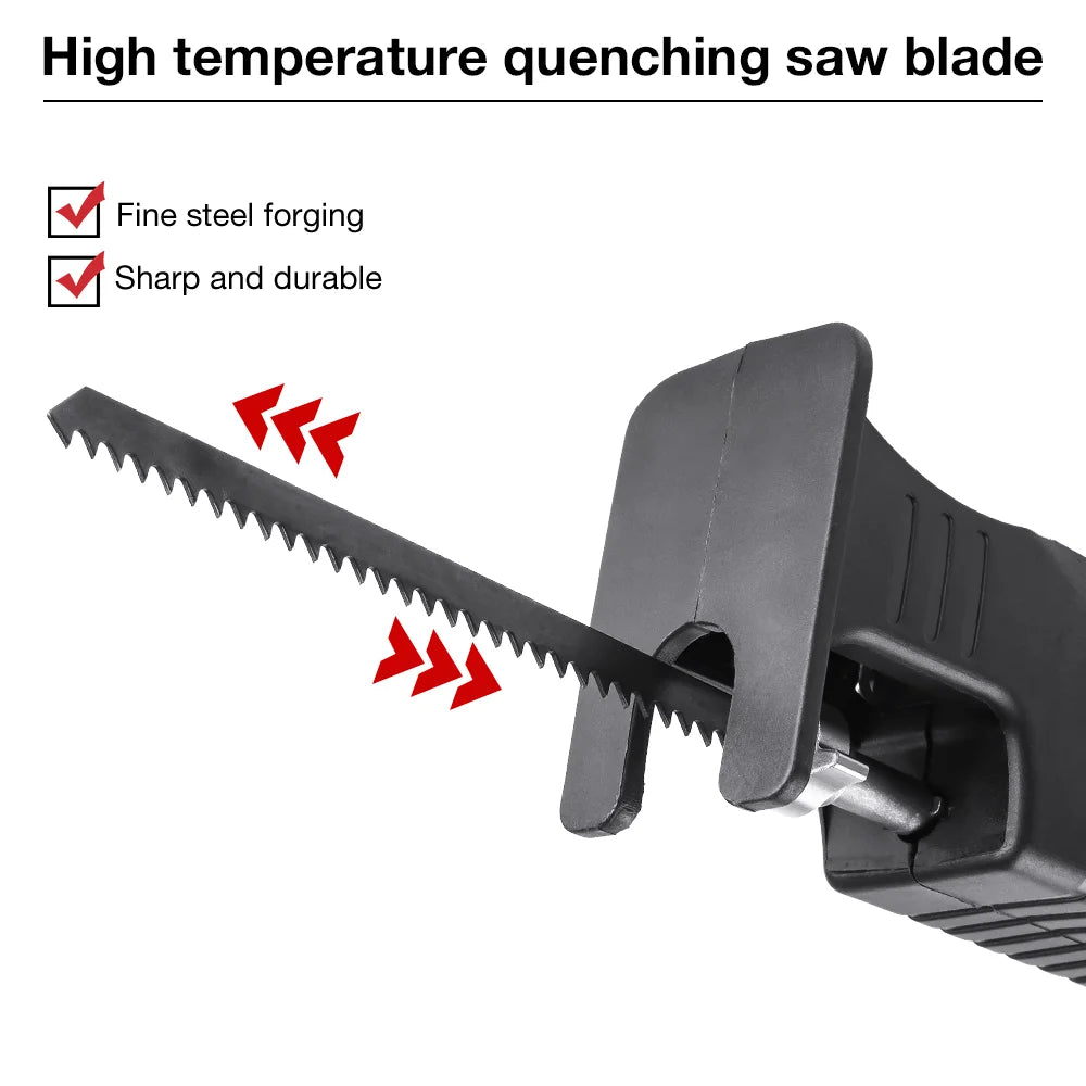 Reciprocating Saw Adapter Kit - Turn Your Drill into a Jigsaw for Wood, PVC & Metal
