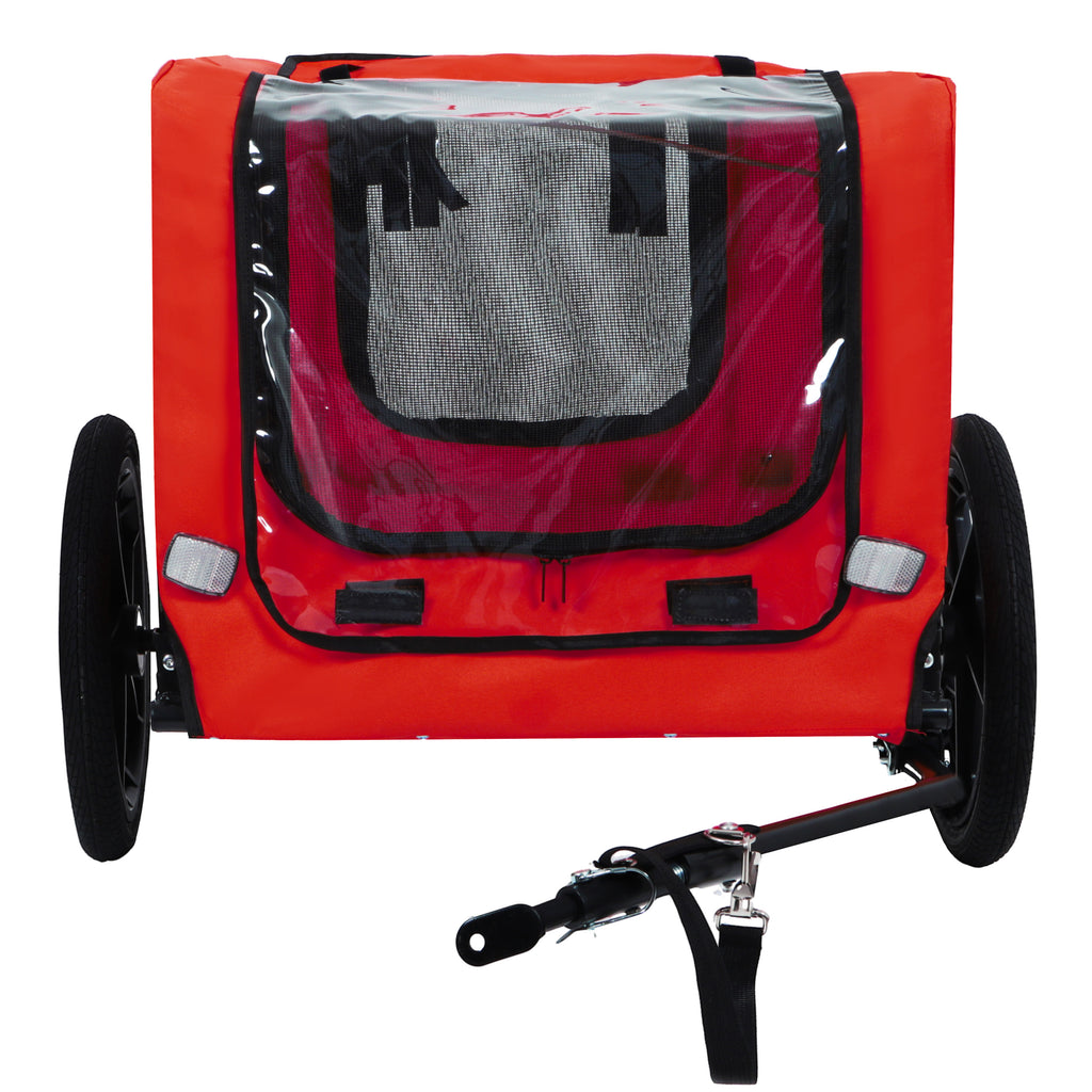 Folding Dog Bike Trailer for Small & Medium Dogs, Quick-Release Wheels – image 4
