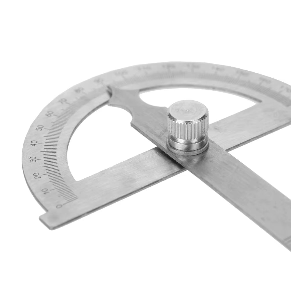 Protractor Angle Finder - Stainless Steel 0-180 Degree Locking Ruler – image 7