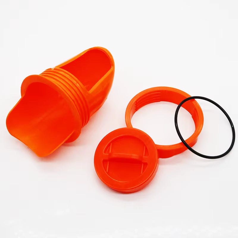 Farm Chicken Feeder Port Kit, 4 Rainproof No-Waste Ports for Buckets – image 4