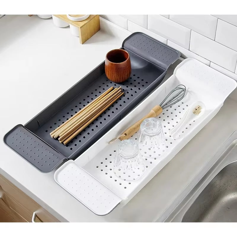 Bathtub Tray – Extendable Bath Caddy Shelf – image 5