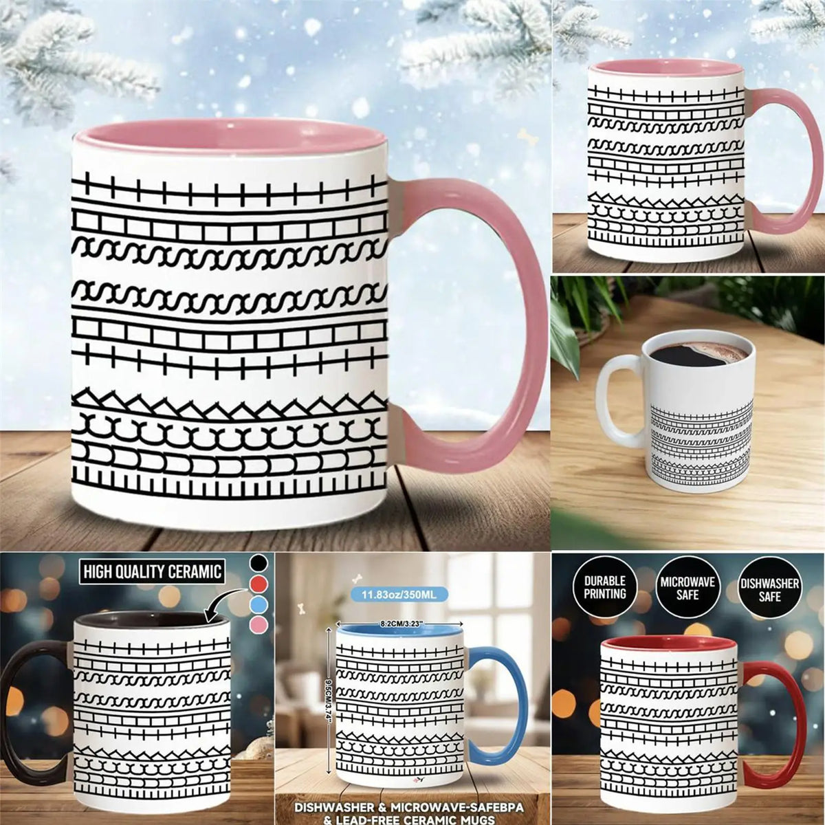 Hidden Message Ceramic Coffee Mug, Fun Gift for Coffee Lovers – image 3