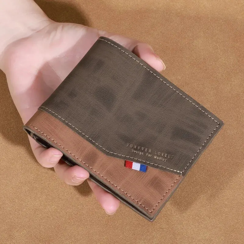 Men's Zip Wallet with Photo Window - Multi-Slot Card Holder – image 9