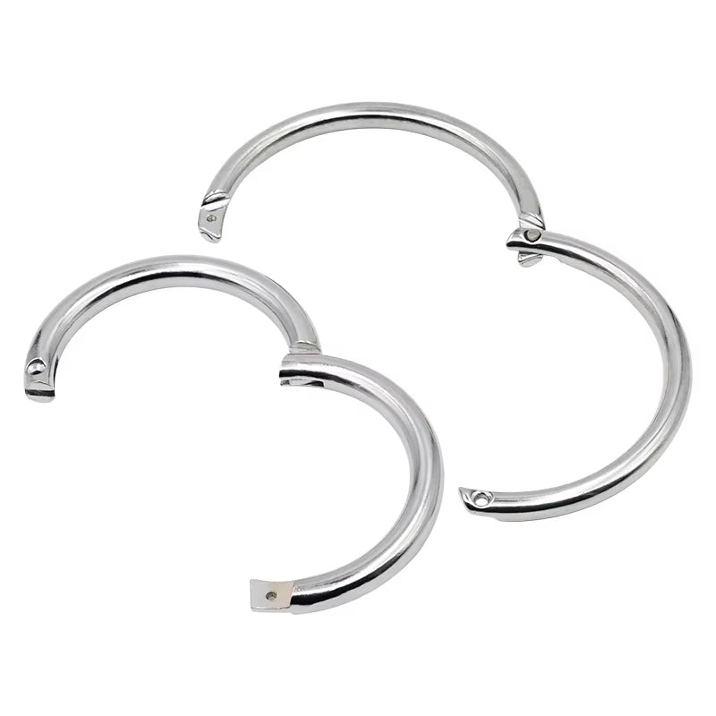 Metal Cattle Nose Ring Lead Clamp, 9-10 cm