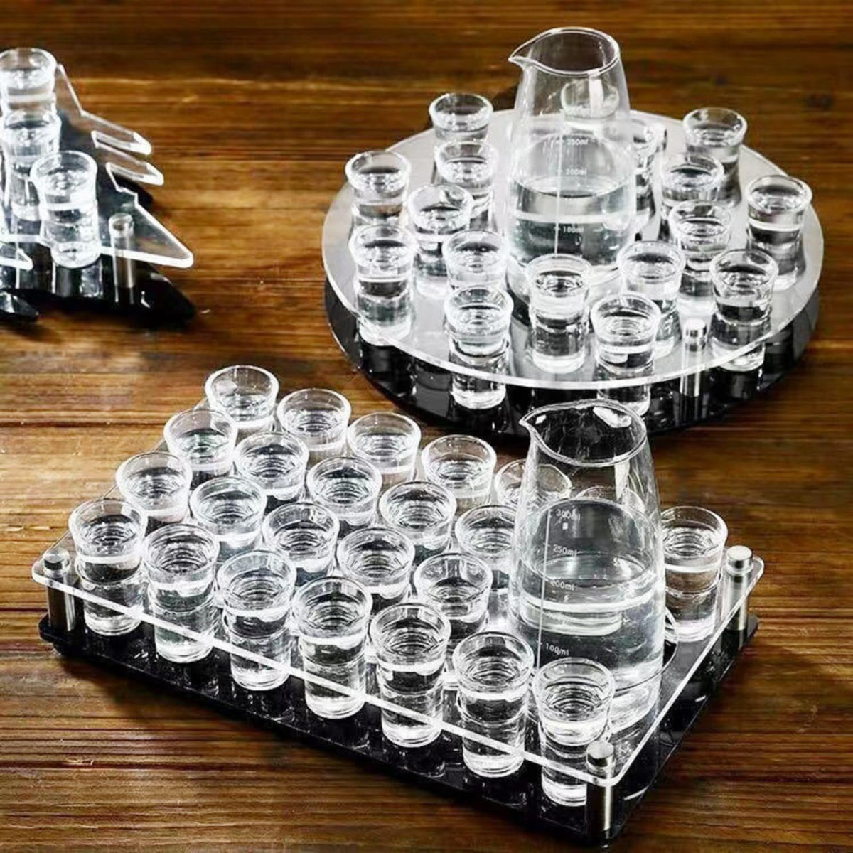 Shot Glass Holder - Acrylic Serving Tray and Display Rack – image 3