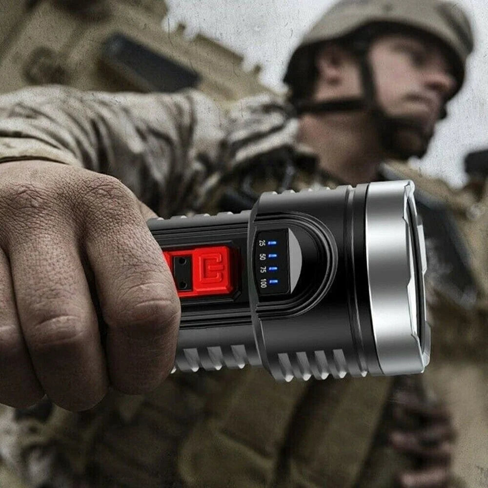LED Work Light – Rechargeable Flashlight with COB Side Light – image 7