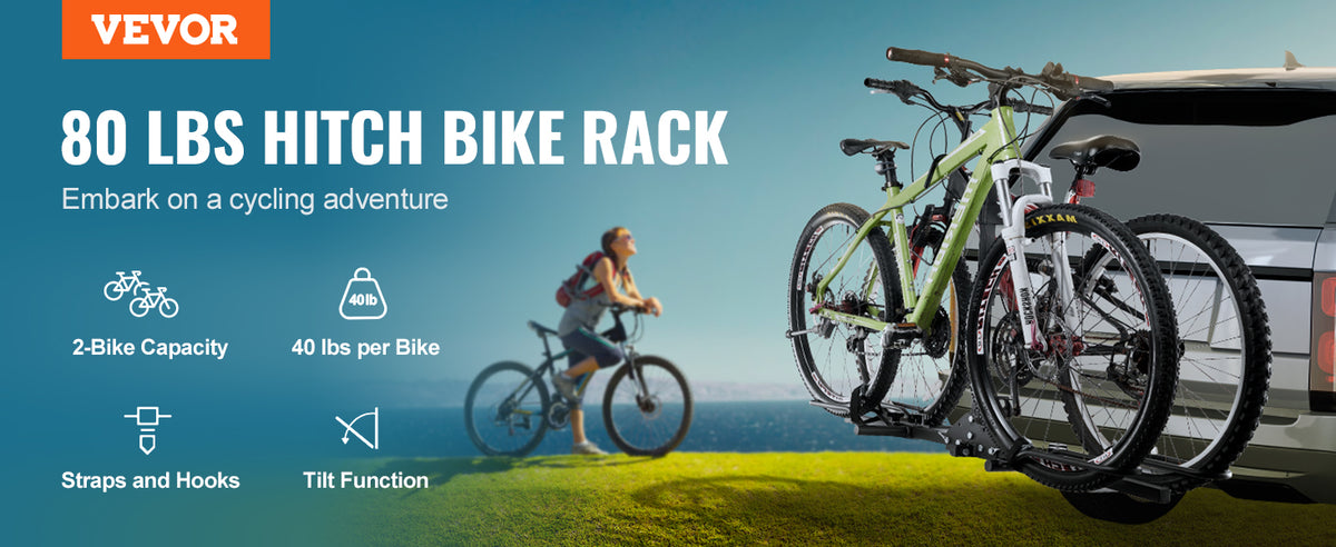 Hitch Bike Rack 2 Bike Platform Tilting 1.25 and 2 Inch – image 2