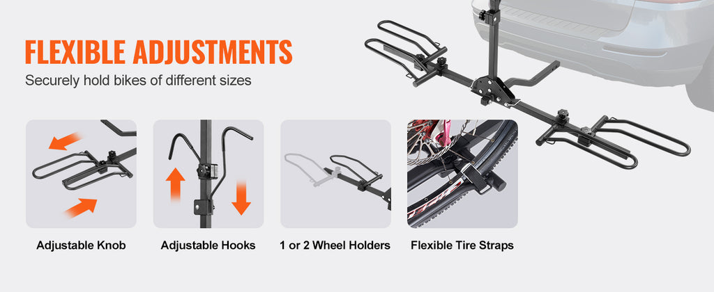 Hitch Bike Rack 2 Bike Platform Tilting 1.25 and 2 Inch – image 4