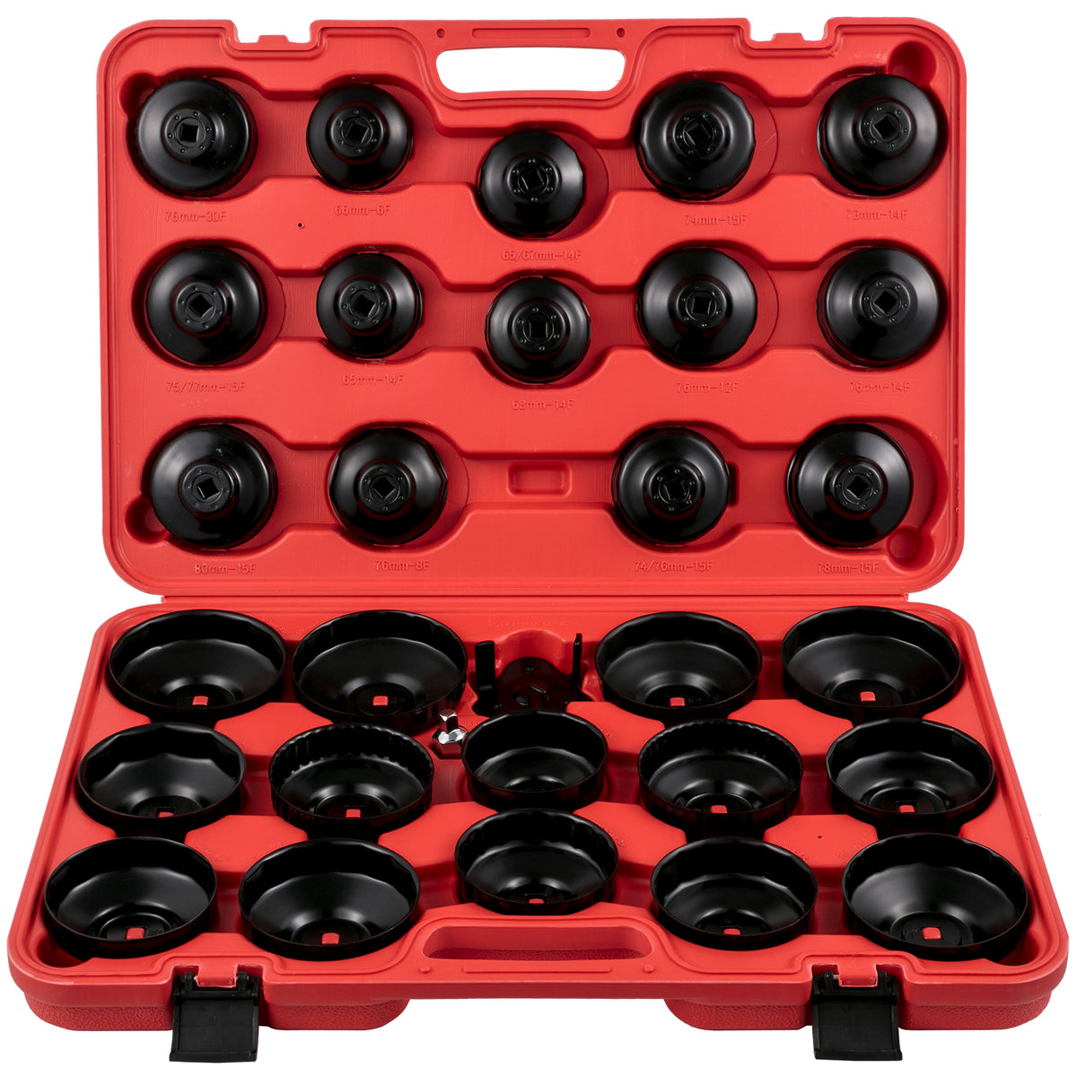 Oil Filter Socket Set 30 Pc Low Profile 3/8 Drive with Case – image 3